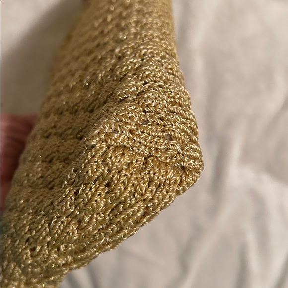 The Sak Christy Ginger Gold Textured Shoulder Hand Bag NWT - Picture 6 of 8